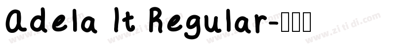 Adela It Regular字体转换